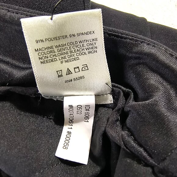 Express Editor Skinny High Rise Black Pants Size 2S Goes with Everything - Picture 7 of 12